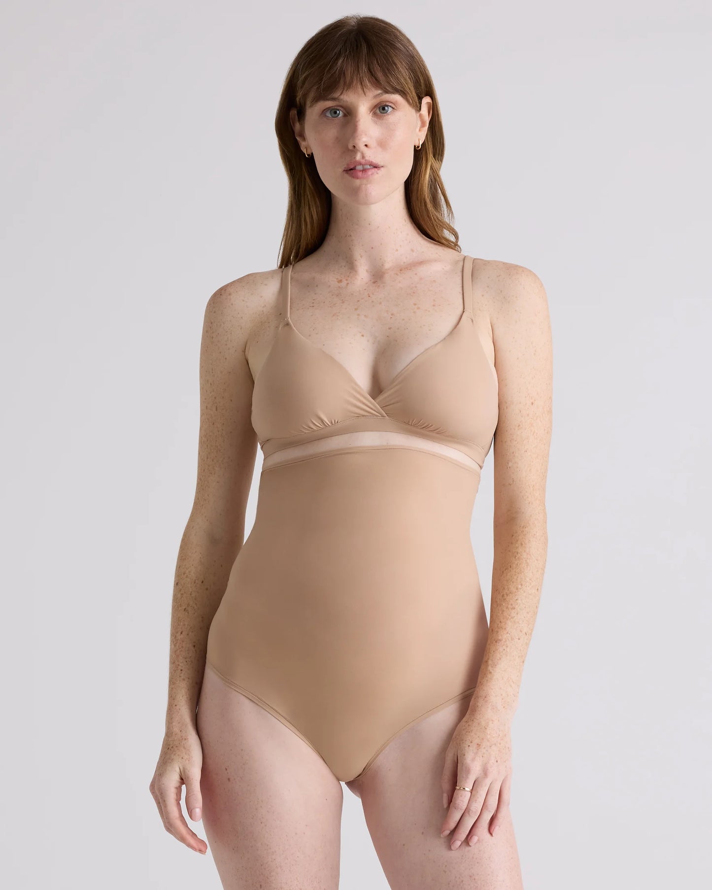 Second Skin Maternity Ultra High-Waisted Thong (3-pack) - XS / Sand