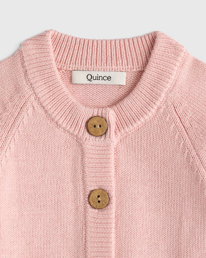 100% Organic Cotton Sweater Romper - 0-3M / Speckled Beige
