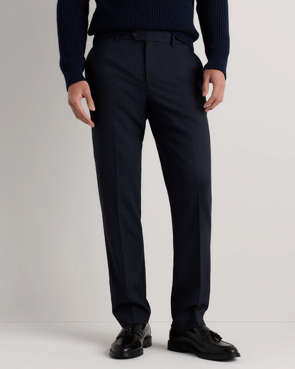Stretch Wool Dress Pants - Straight - 30X30 / Black