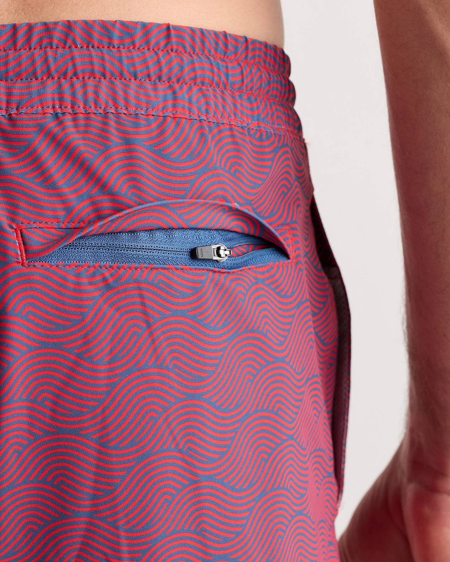 Italian Swim Trunks - 5.5" - XS / Navy Diamond Geo