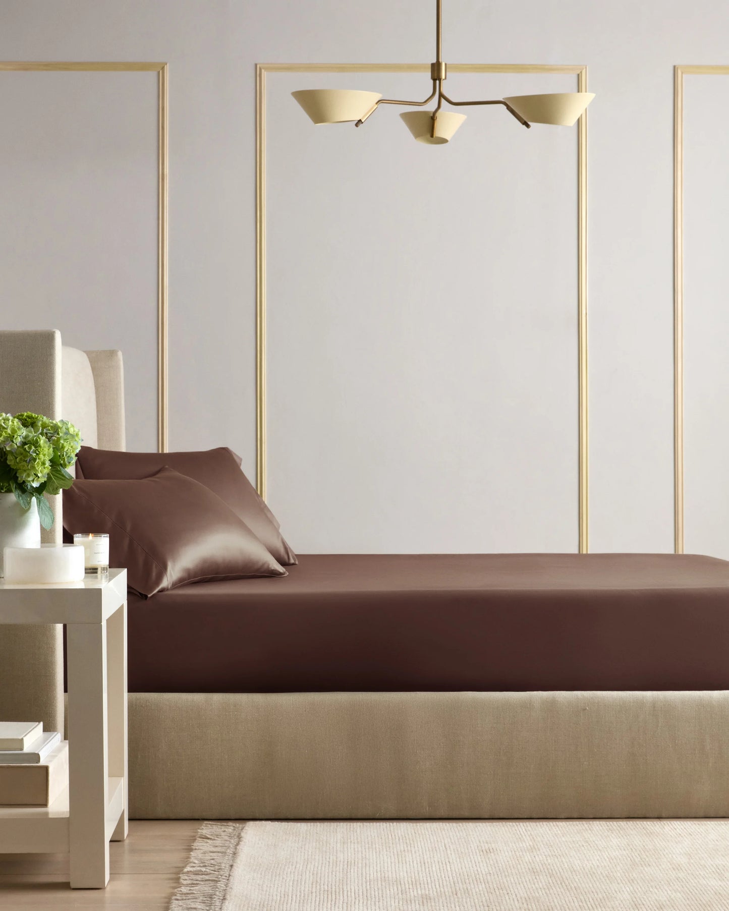 Signature Giza Cotton Sateen Fitted Sheet Set - Twin / Mineral