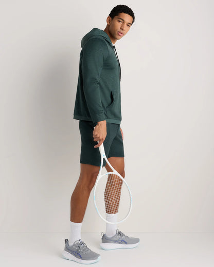 Flowknit Performance Hybrid Pullover Hoodie - S / Heather Green