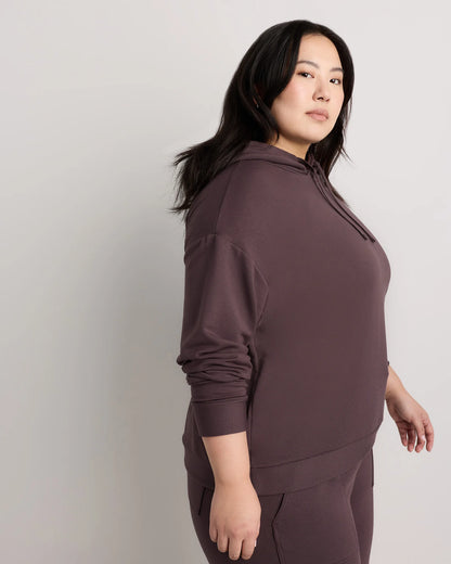 SuperSoft Fleece Pullover Hoodie - 1X / Dried Fig