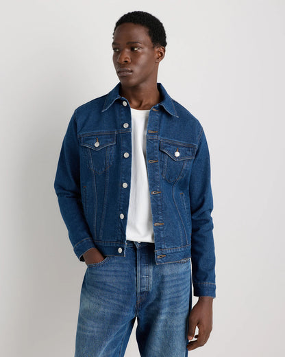 Comfort Stretch Denim Jacket - S / Dark Indigo