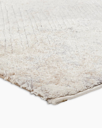 Mateo Plush Performance Rug - 5' x 7'6" / Light Grey