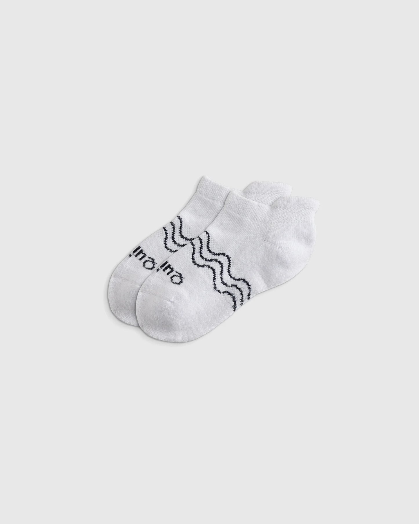 Organic Cotton Gripper Ankle Socks 8-Pack - 12M-24M / Pink/White Multi