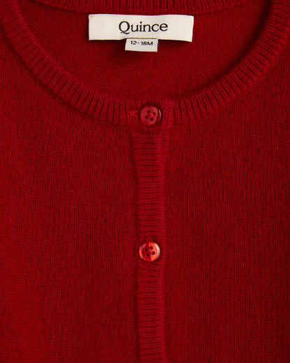 Washable Cashmere Cardigan - 3-6M / True Navy