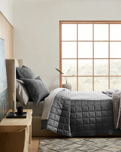 Bamboo Box Quilt - Twin / Sage