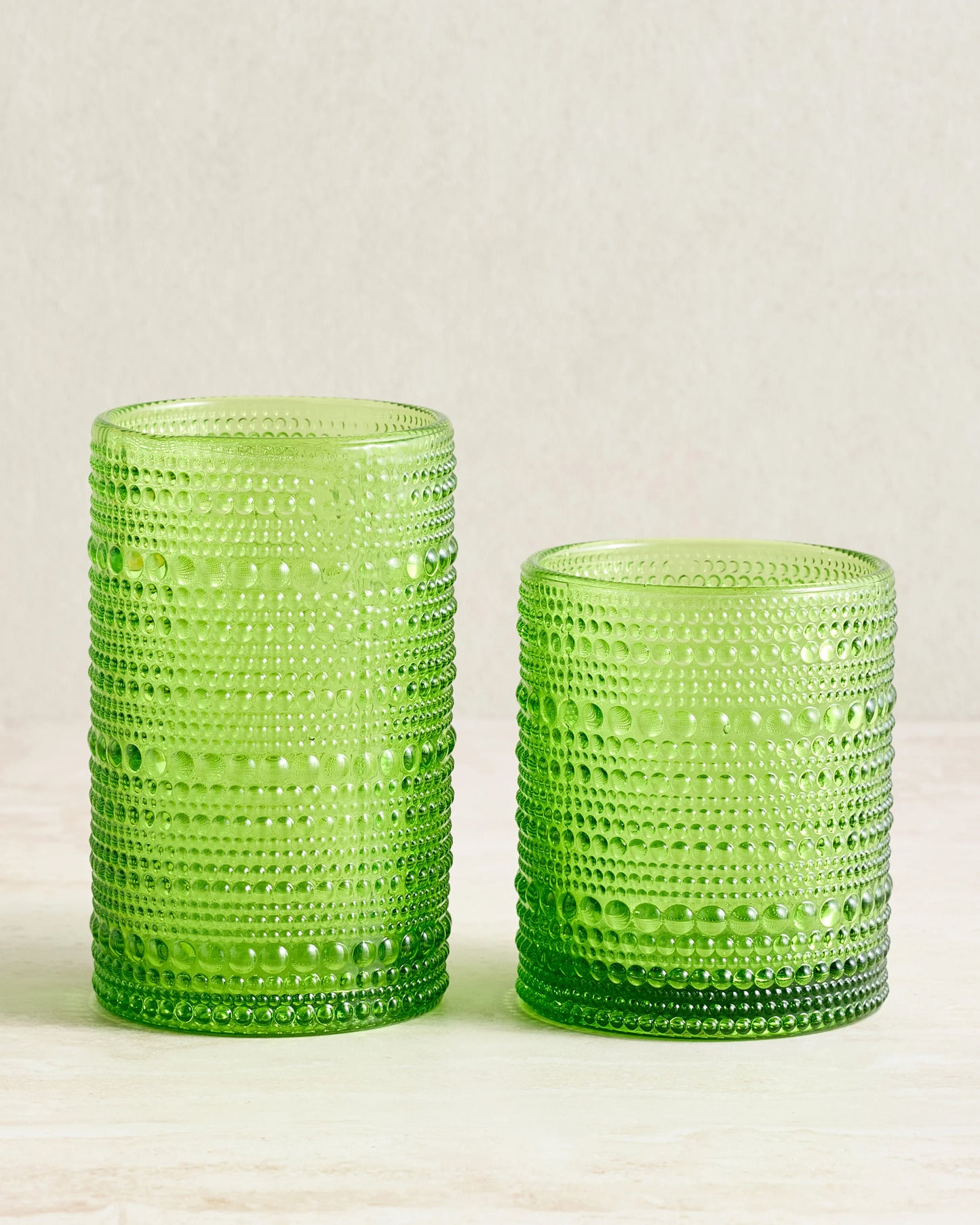 Jupiter Tall Glass Tumbler (Set of 6) - One Size / Fern Green