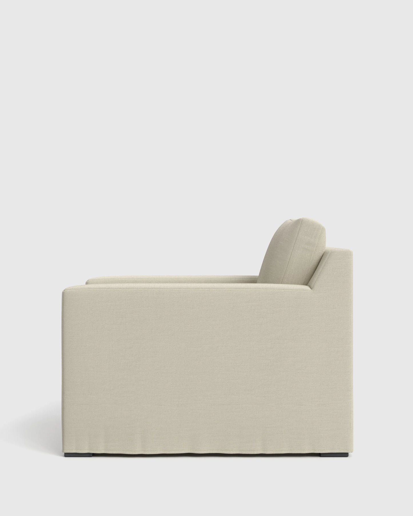 Ellery Slipcover Chair in Performance Linen - One Size / Sand