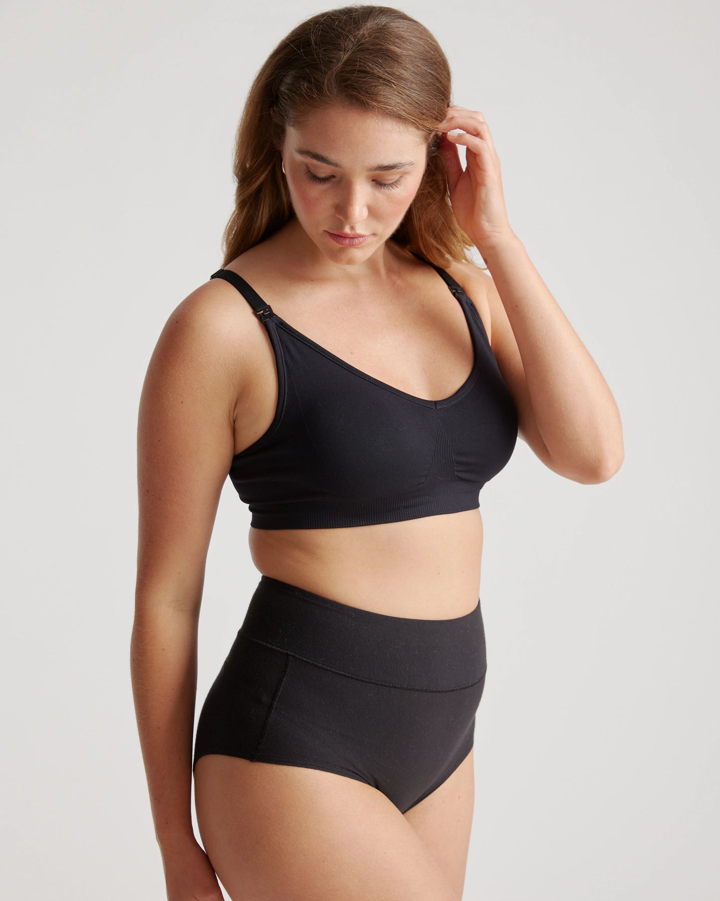 Seamless Nursing Bra - XS / Peach Pink