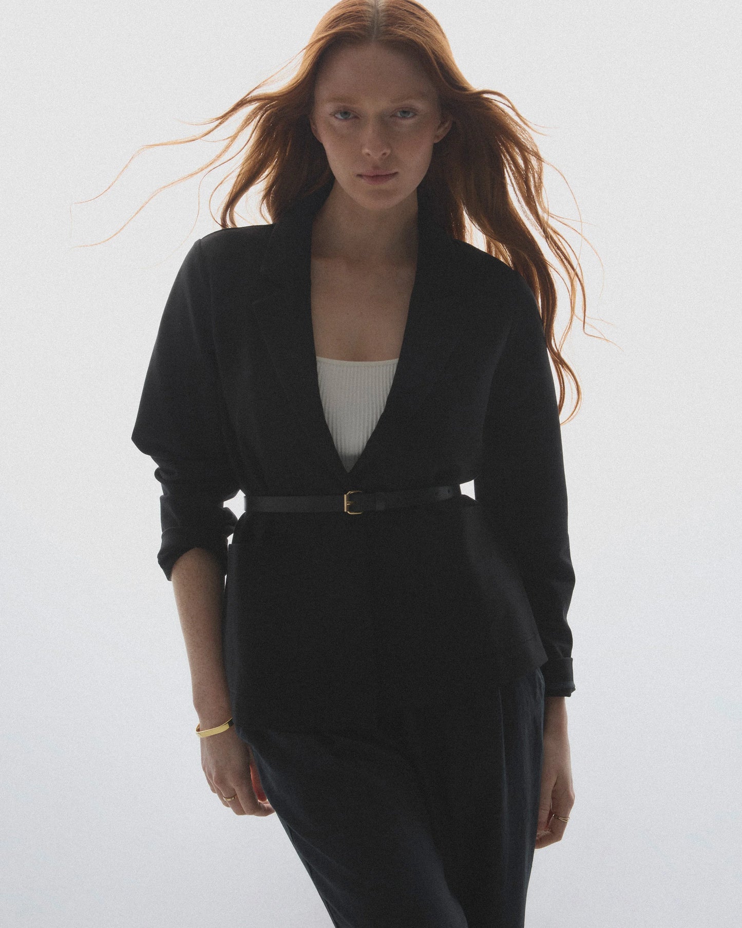 Ultra-Stretch Ponte Open Blazer - XS / Black