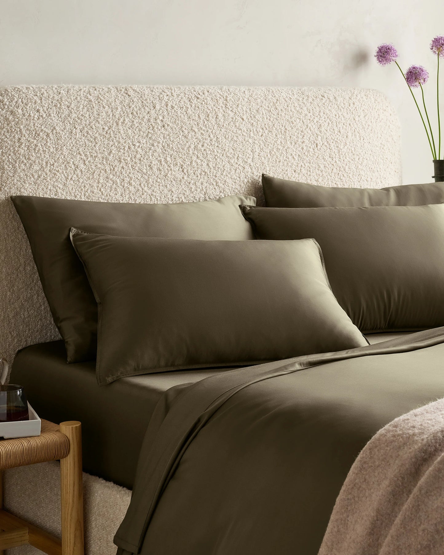 Bamboo Sham Set - Standard / White