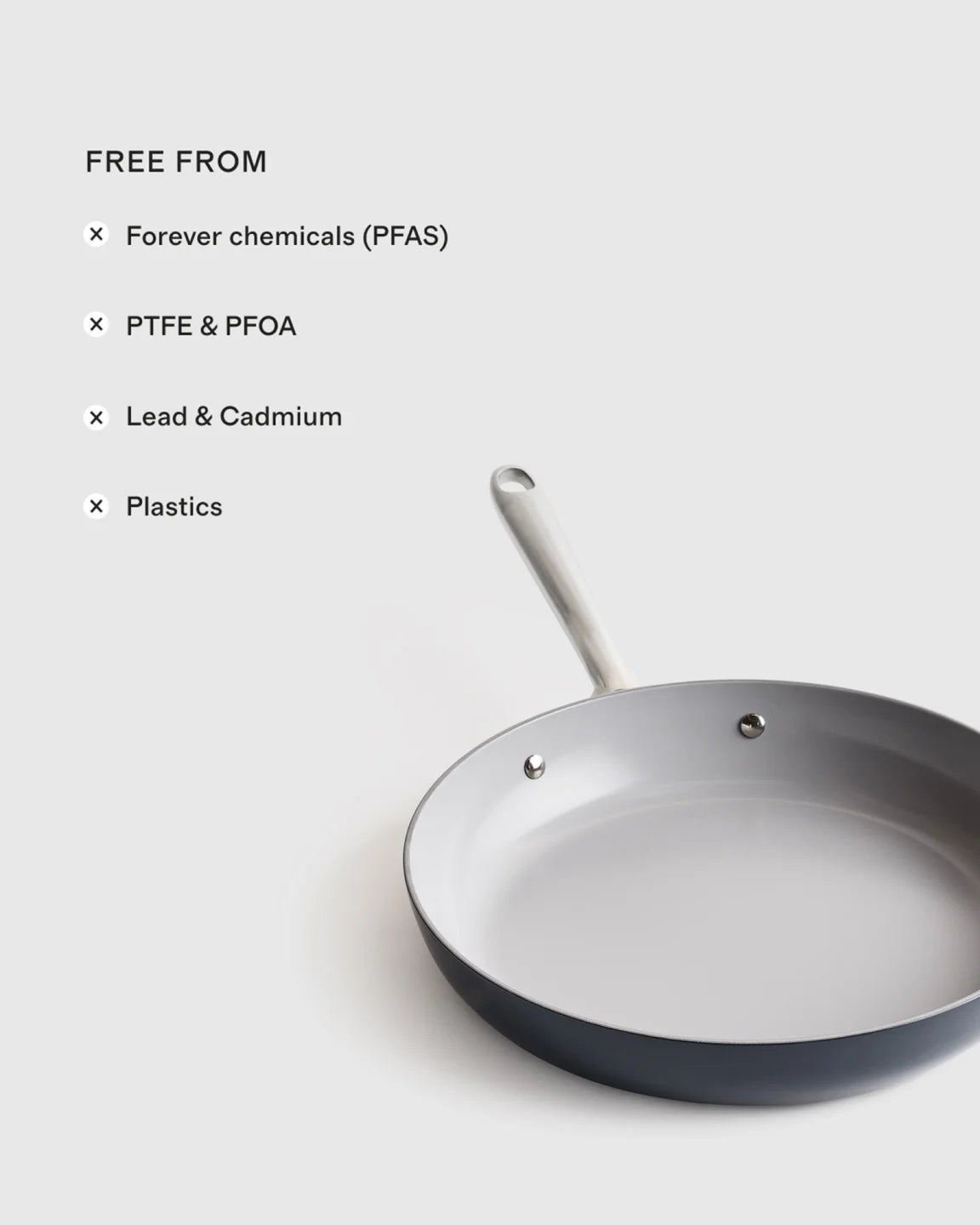 Ceramic Nonstick 8" Frying Pan - One Size / Navy