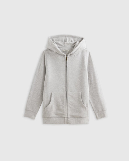 SuperSoft Fleece Zip Up Hoodie - 2T / Soft Sage
