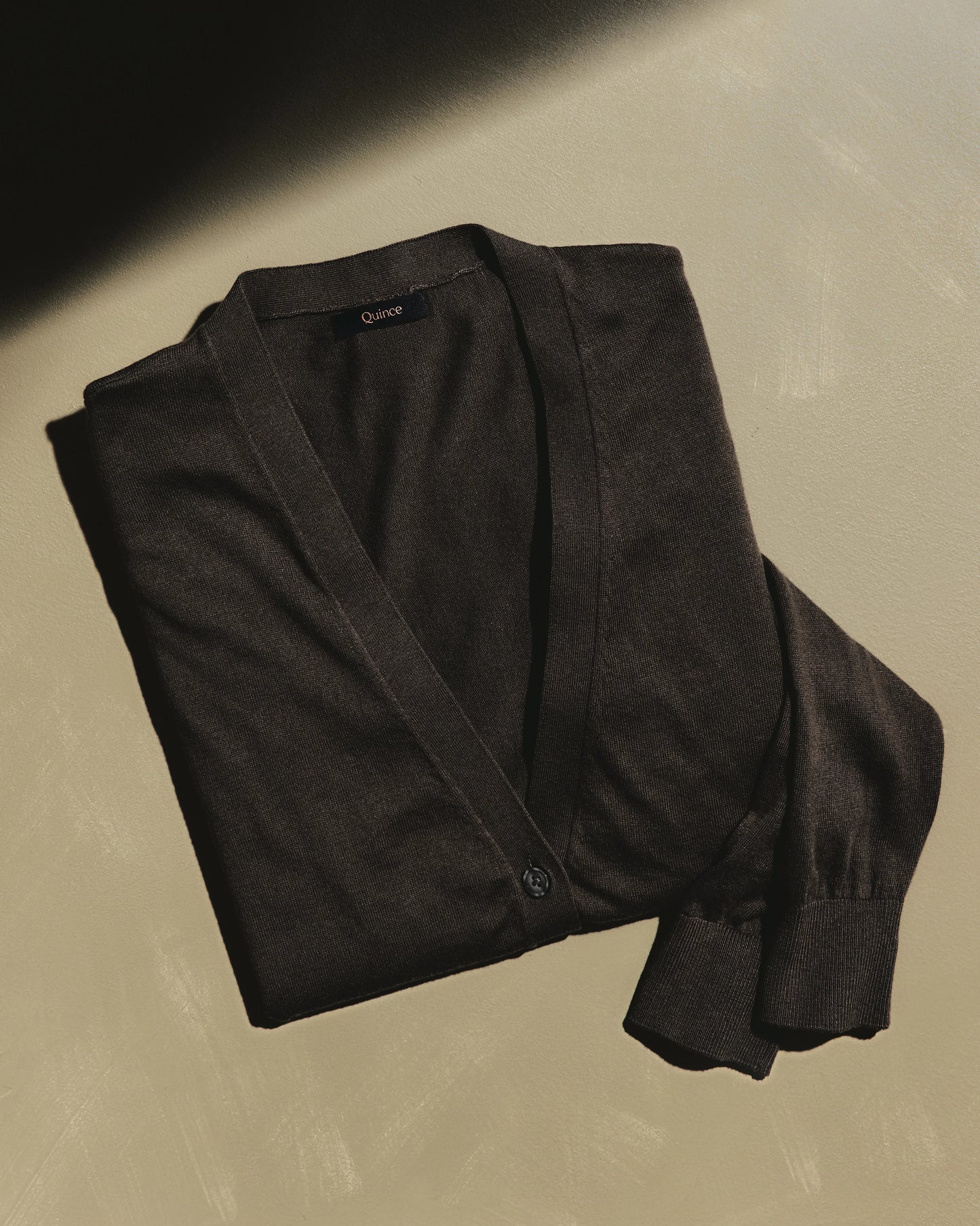 Lightweight Cotton Cashmere Cardigan - XS / Heather Oatmeal