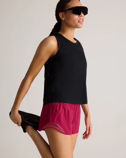 Essential Run Cropped Muscle Tank - XS / Deep Navy
