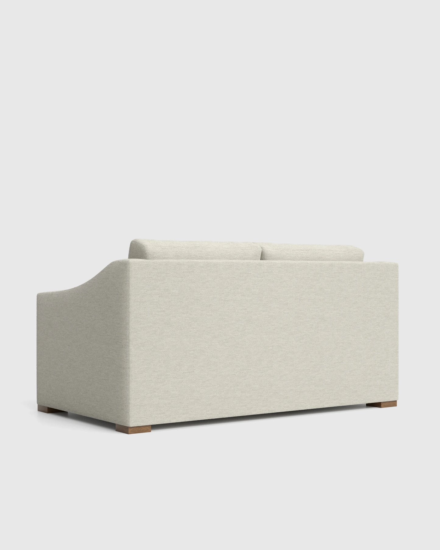 Hollis Slope Arm Sofa in Performance Basketweave - 72" / Flax