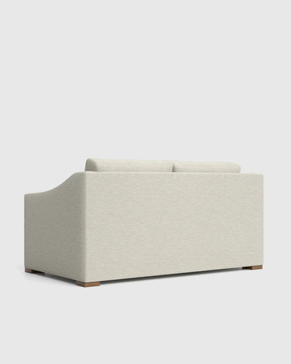 Hollis Slope Arm Sofa in Performance Basketweave - 72" / Flax