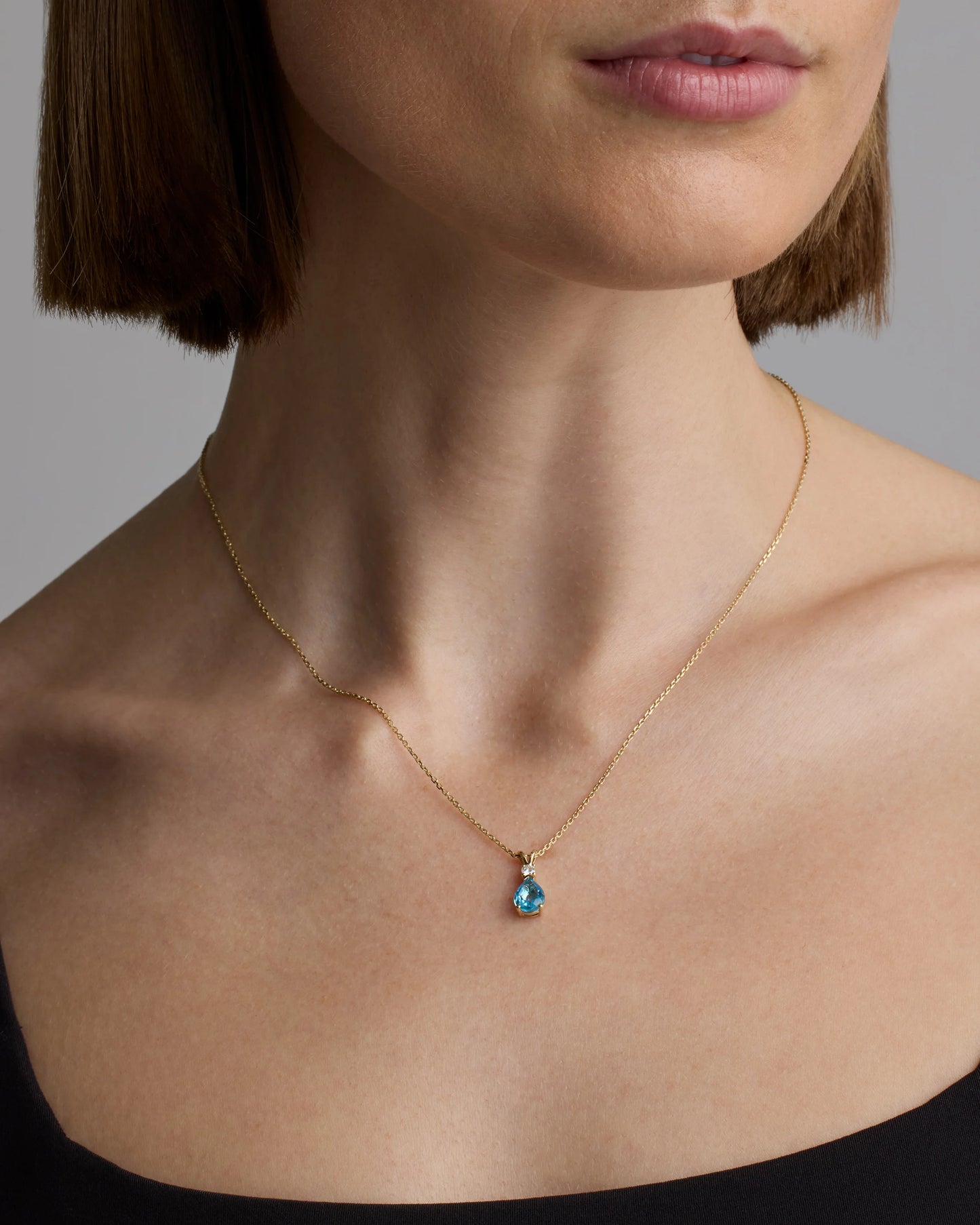 14K Gold Diamond & Semi-Precious Gemstone Drop Necklace - One Size / Yellow Gold