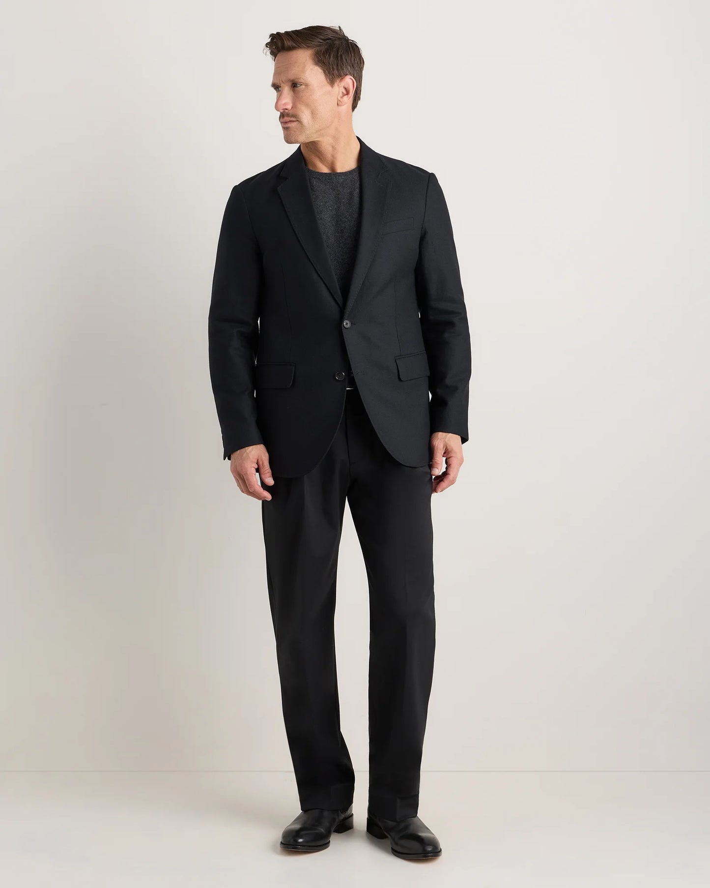 Organic Cotton Cashmere Blazer - S / True Black