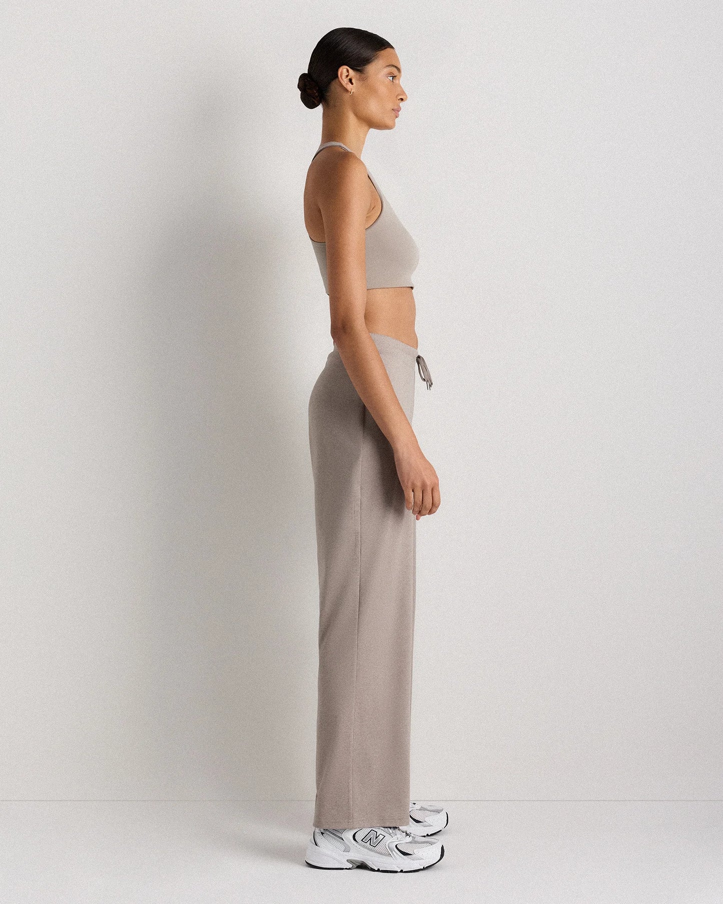 Flowknit Wide Leg Pants - XS / Black