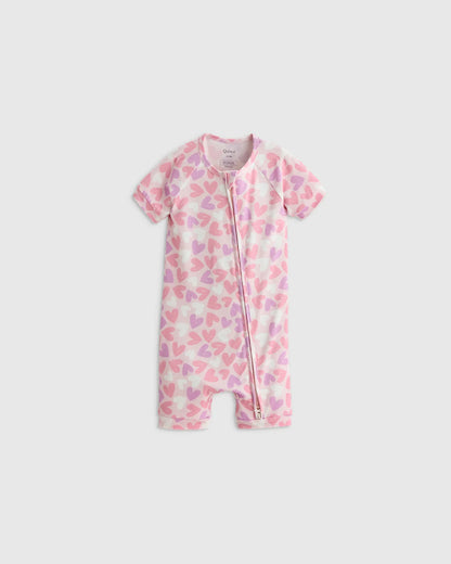 Bamboo Shortie Onesie Pajama - 2T / Sunshine