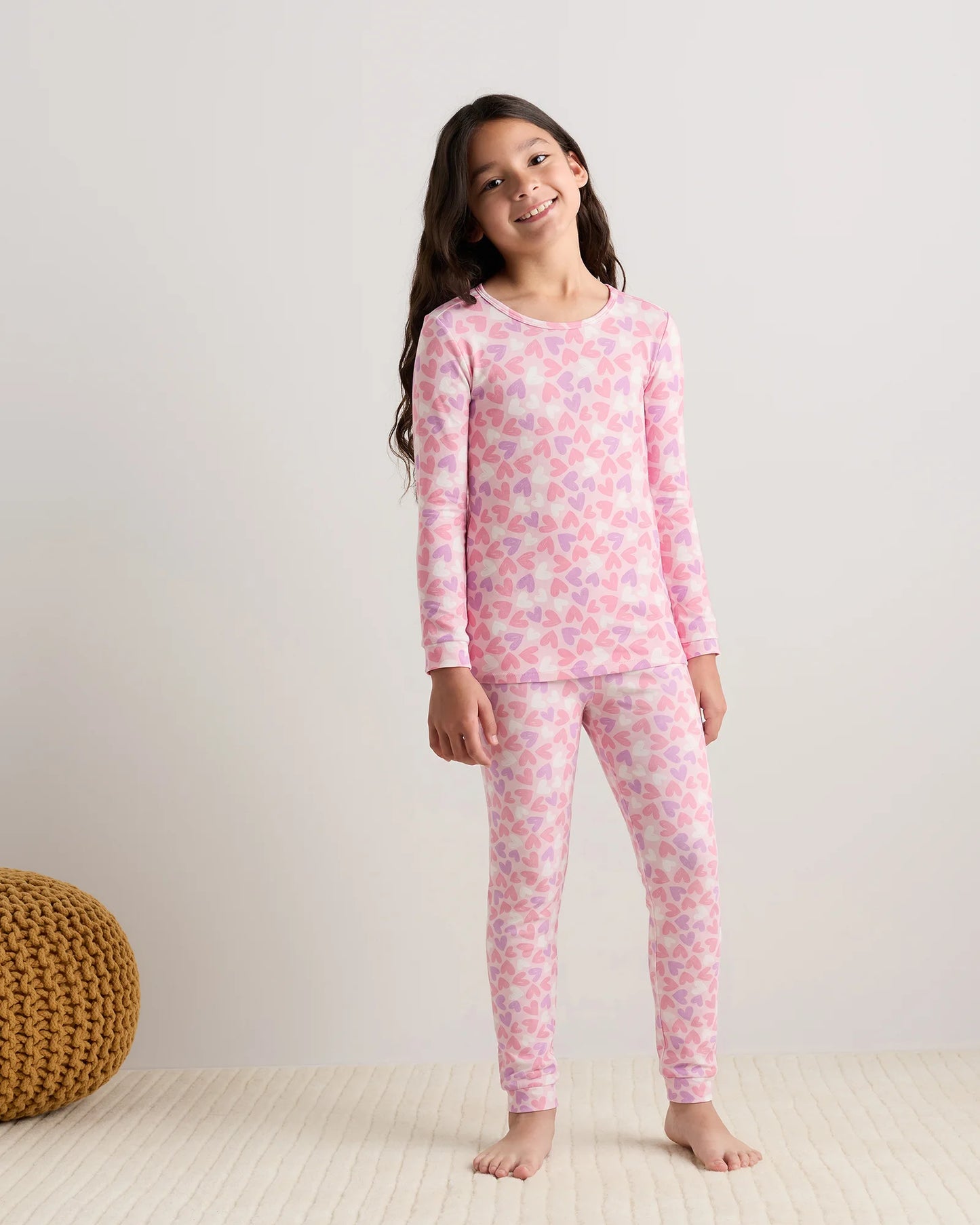 Bamboo Long Sleeve and Pant Pajama Set - 6 / Wildflower Dreams