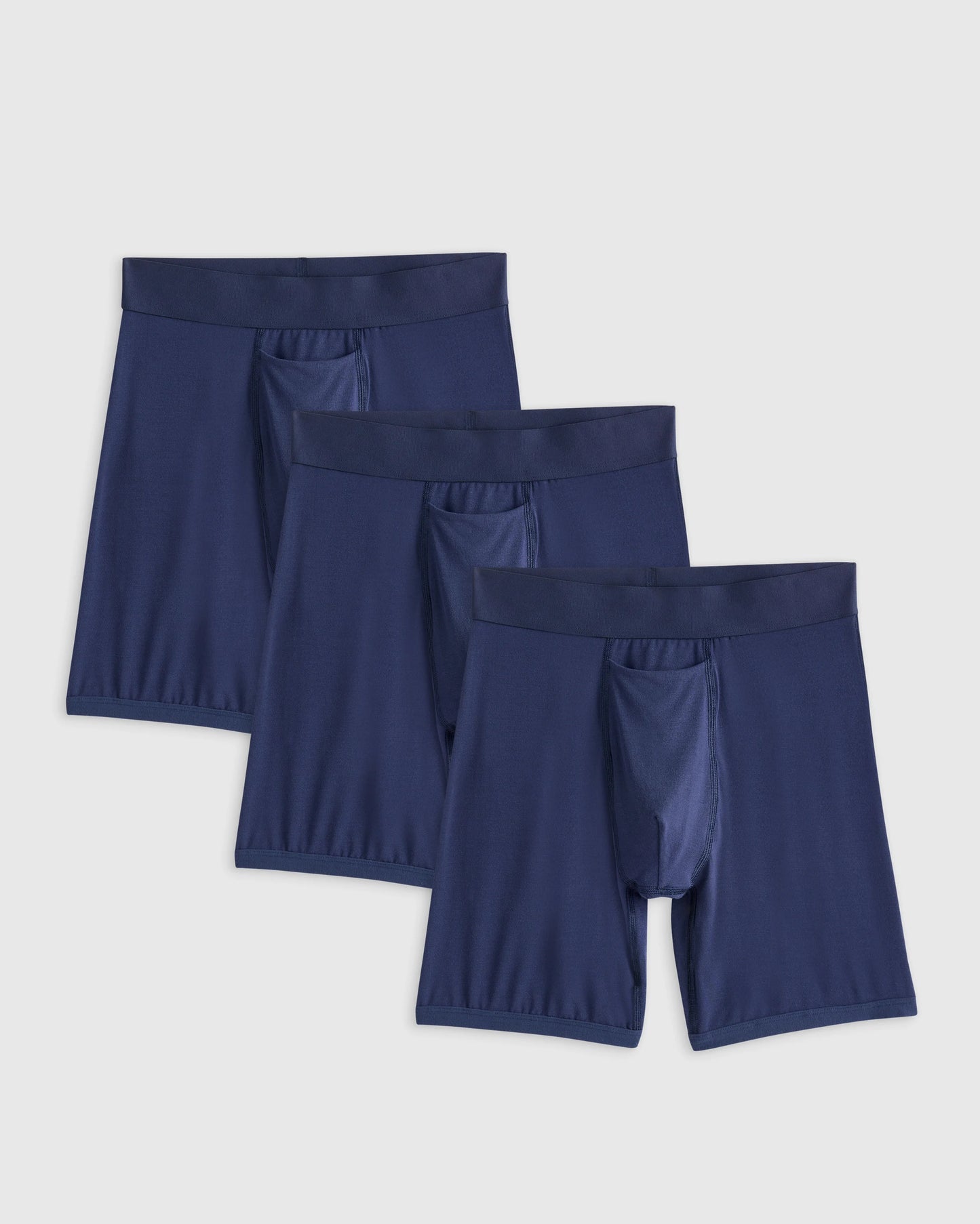 Micromodal 6" Boxer Brief (3-pack) - XS / Black