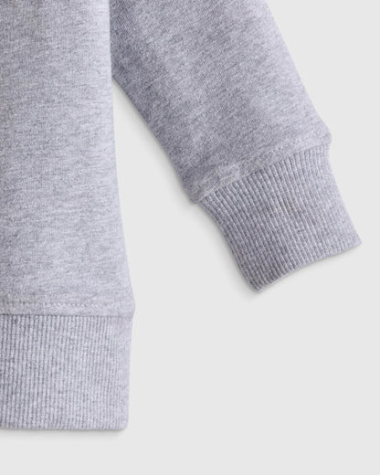 Organic Cotton French Terry Crew Neck Sweatshirt - 3-6M / Blue Stars
