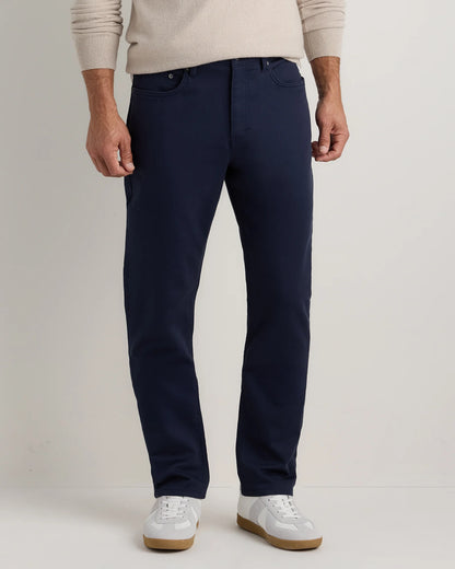 Comfort Stretch Traveler 5-Pocket Pants - Athletic Tapered - 30X30 / Chive