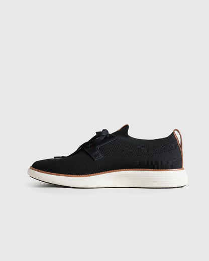 Engineered Knit Derby Sneaker - 7 / Black