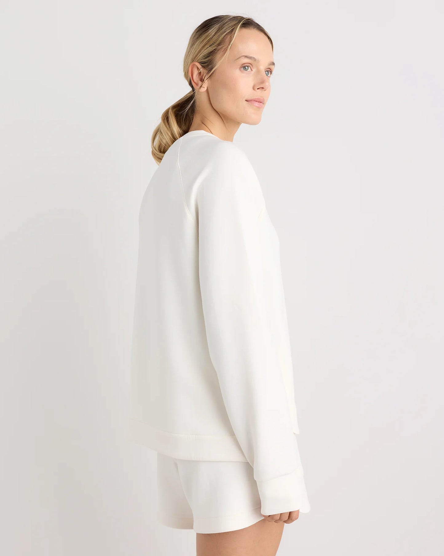 CloudComfort Crewneck Sweatshirt - XS / Pebble Beige