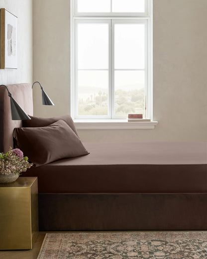 Bamboo Fitted Sheet Set - Twin / Sand