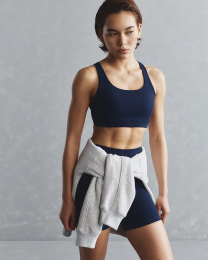 Power-Up Strappy Sports Bra - XS / Deep Navy