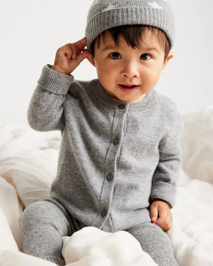Washable Cashmere Cardigan - 3-6M / True Navy