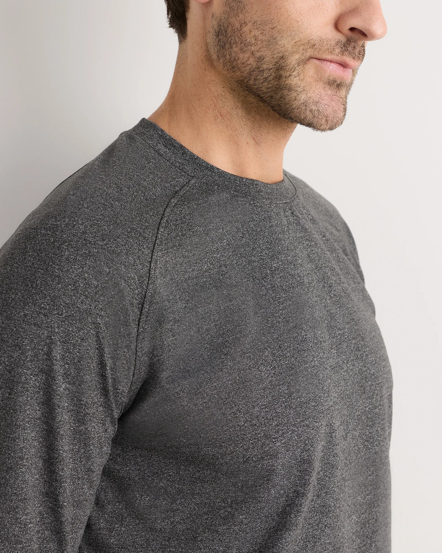Flowknit Breeze Performance Long Sleeve Tee - XS / Heather Grey