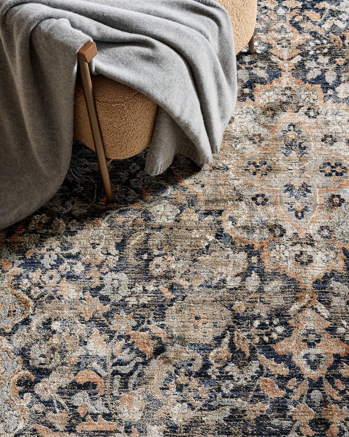 Sari Performance Rug - 5'3" x 7'10" / Spice/Gold