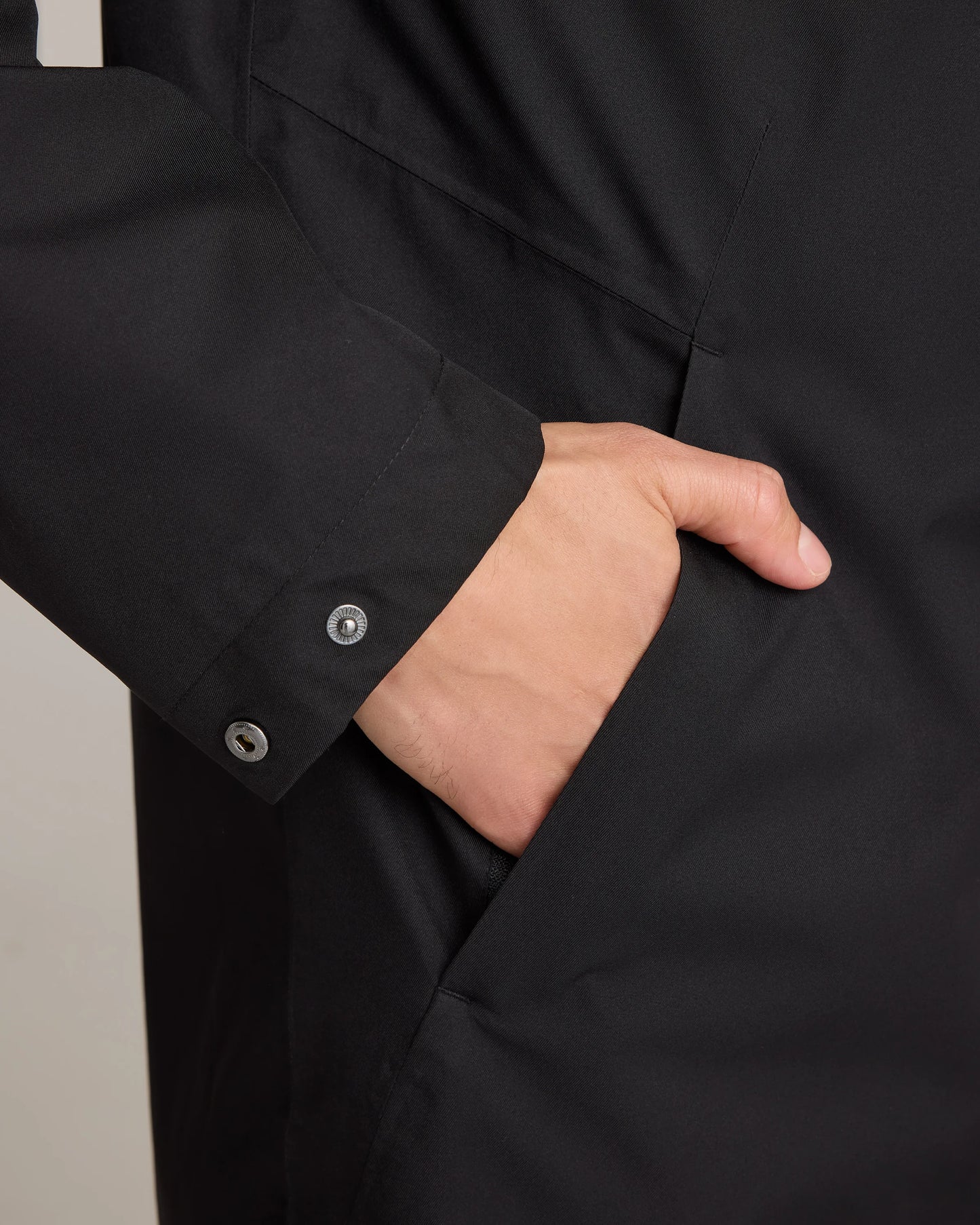Weather Proof Long Rain Jacket - S / Storm Blue