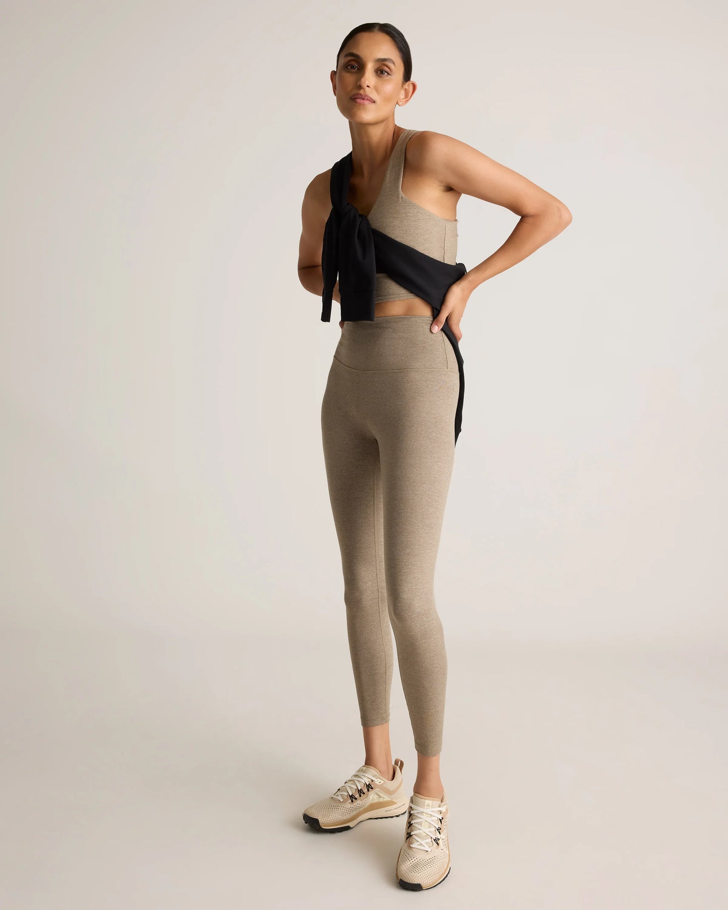 Ultra-Soft High-Rise Legging - XS / Heather Oatmeal