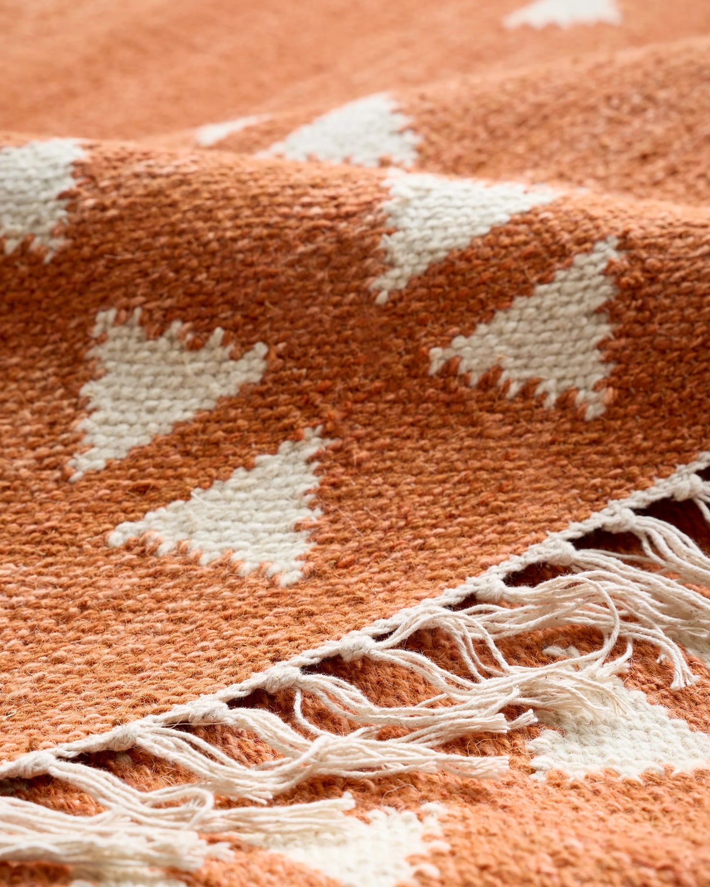 Shay Wool Kilim Rug - 3' x 5' / Brick