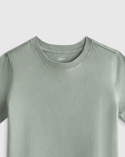 100% Organic Cotton Jersey Short Sleeve Tee - 2T / Dino Sketch