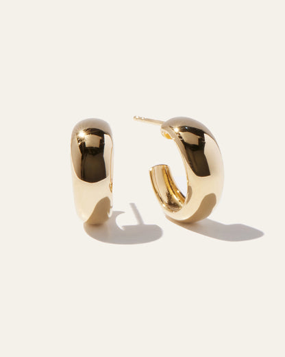 Chunky Hoops - One Size / Gold Vermeil