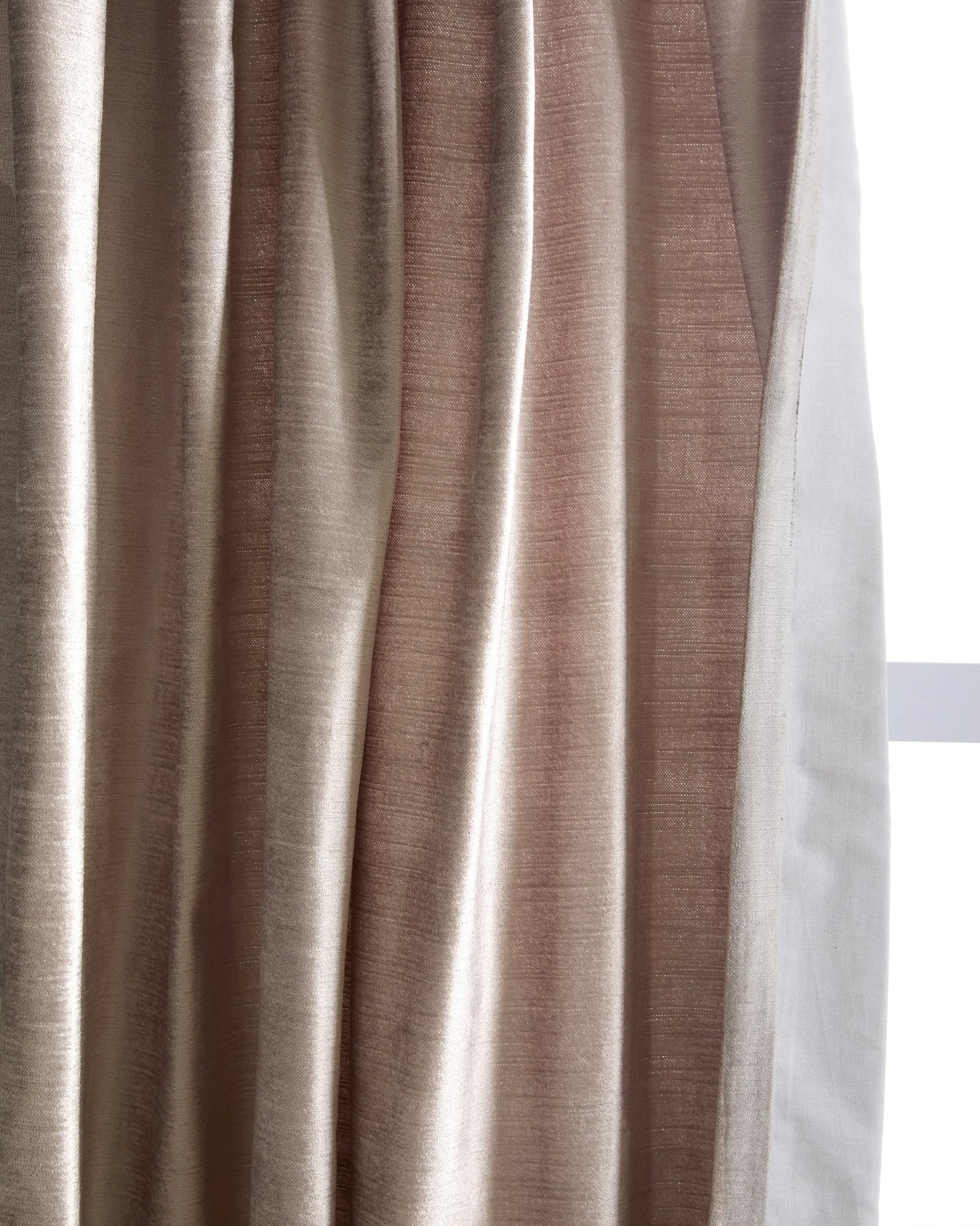 Luster Velvet Curtain - Single Panel - 48x84 / Champagne