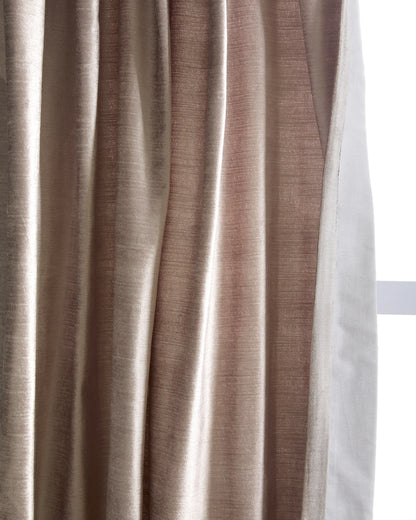 Luster Velvet Curtain - Single Panel - 48x84 / Champagne