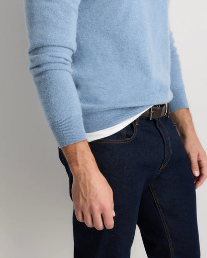 Mongolian Cashmere Crewneck Sweater - XS / Black