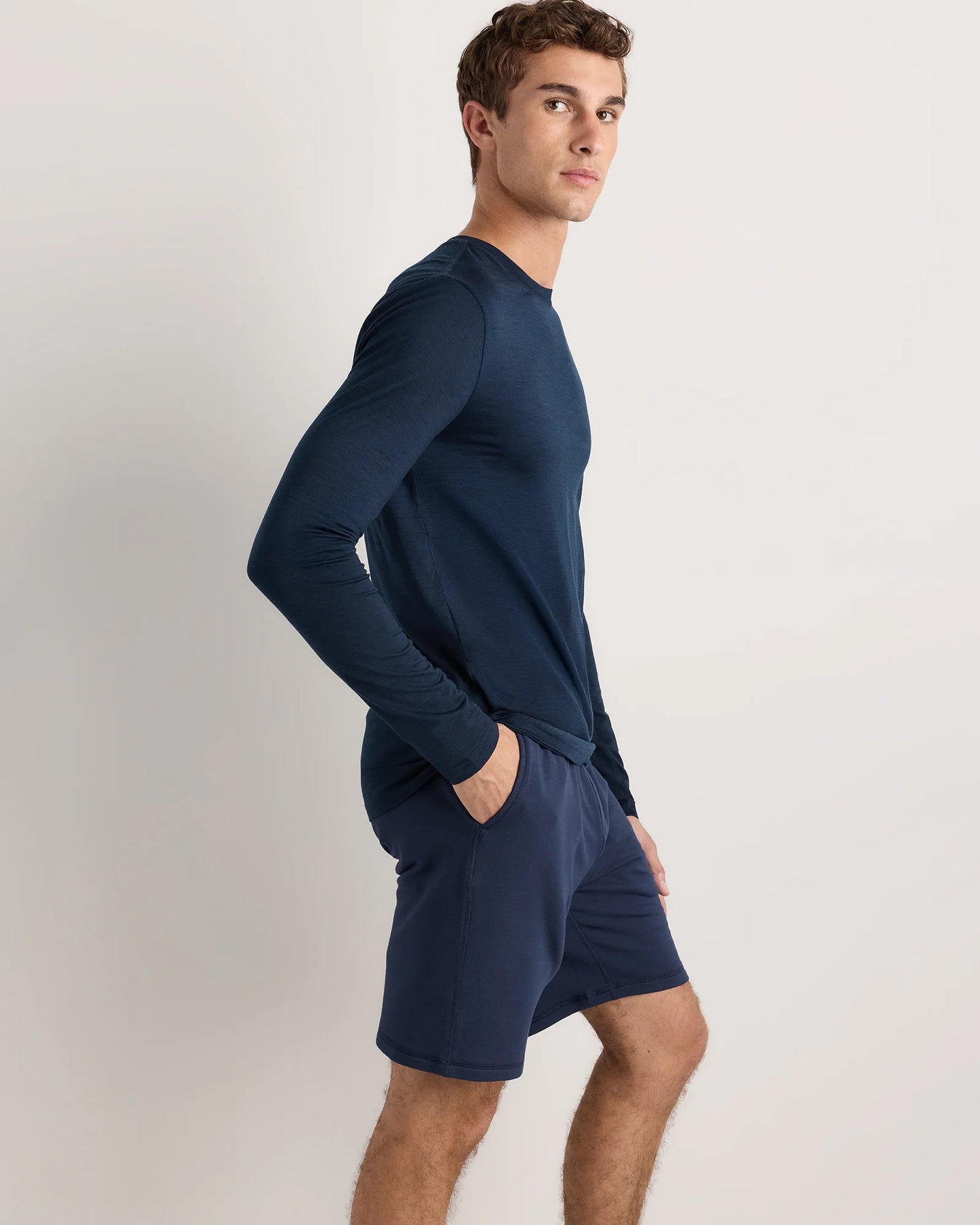 100% Merino Wool All-Season Long Sleeve Base Layer Tee - XS / Off-White