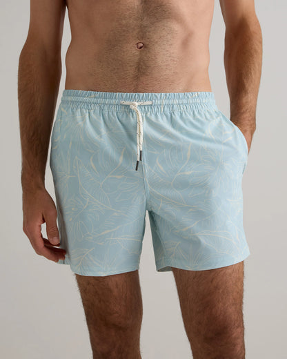 Italian Swim Trunks - 5.5" - XS / Navy Diamond Geo