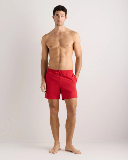 Italian Swim Trunks - 7" - XS / Navy Diamond Geo