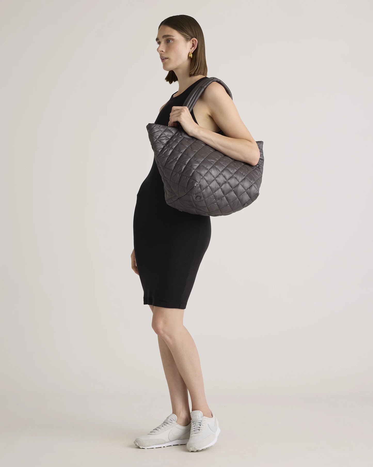 Transit Quilted Carry-All Tote - One Size / Porcelain Blue